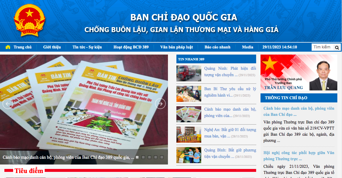 Các trường hợp tự giới thiệu là cán bộ, phóng viên của Ban Chỉ đạo 389 Quốc gia không xuất trình giấy giới thiệu là mạo danh